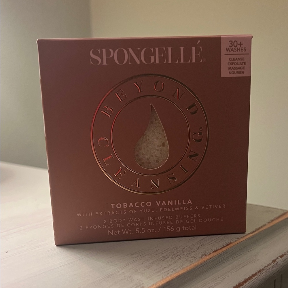 Spongellé Tobacco Vanilla Body Wash Infused Buffers